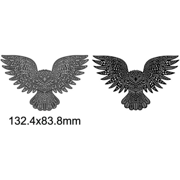 Animal Owl Metal Die Cuts Spread Wings Owl Cutting Dies_6