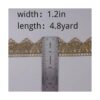 Cinta de encaje dorada de 4.8 yardas con bordado dorado de_5