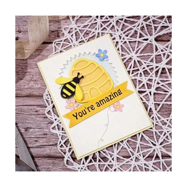Honeycomb and Bee Metal Die Cuts Honeycomb and Bee_2