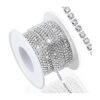 Dowarm Cadena de cierre de diamantes de imitación de_1