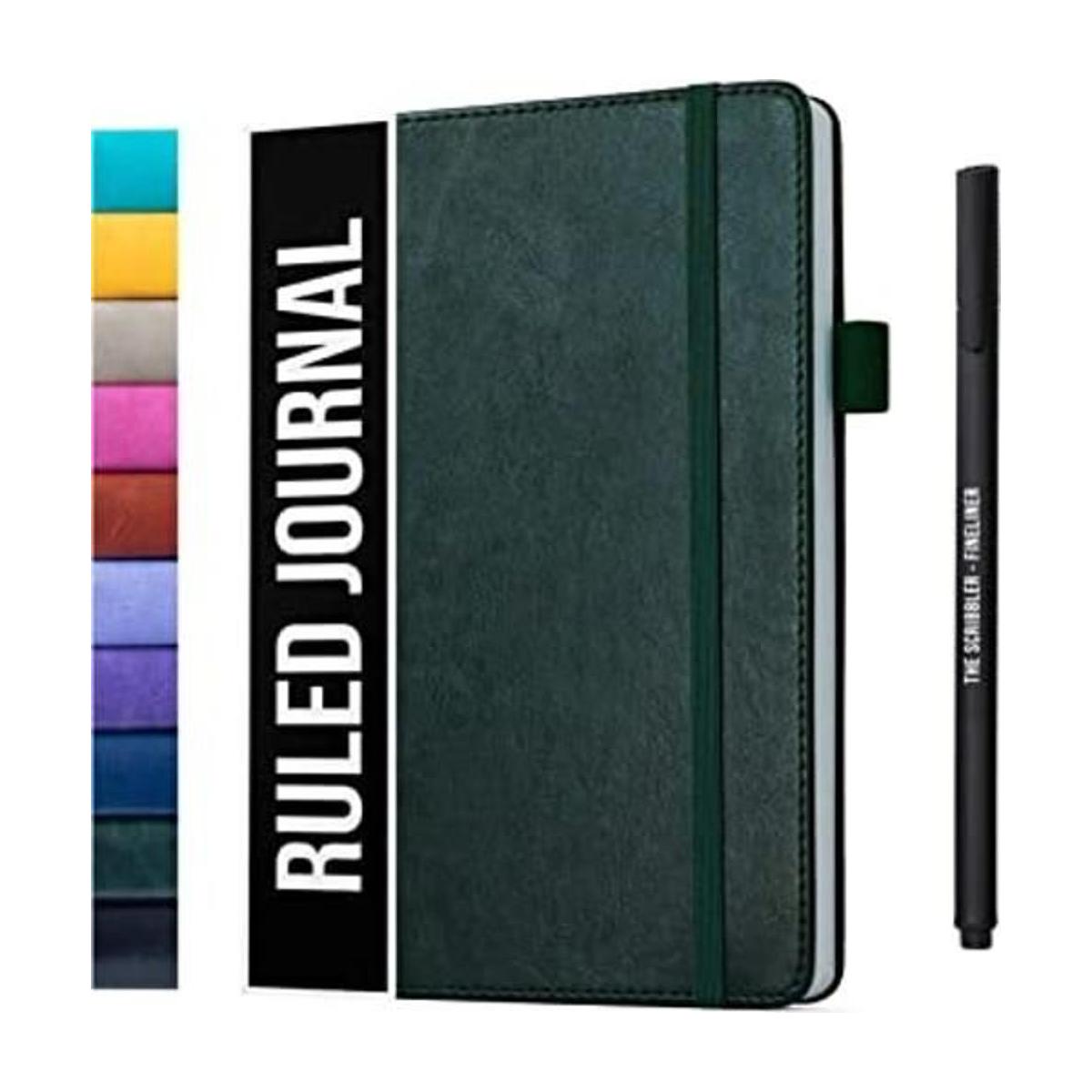 Cuaderno de diario con rayas rayadas diarios para mujeres