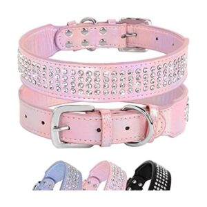 Beirui Collar de perro con diamantes de imitación_1