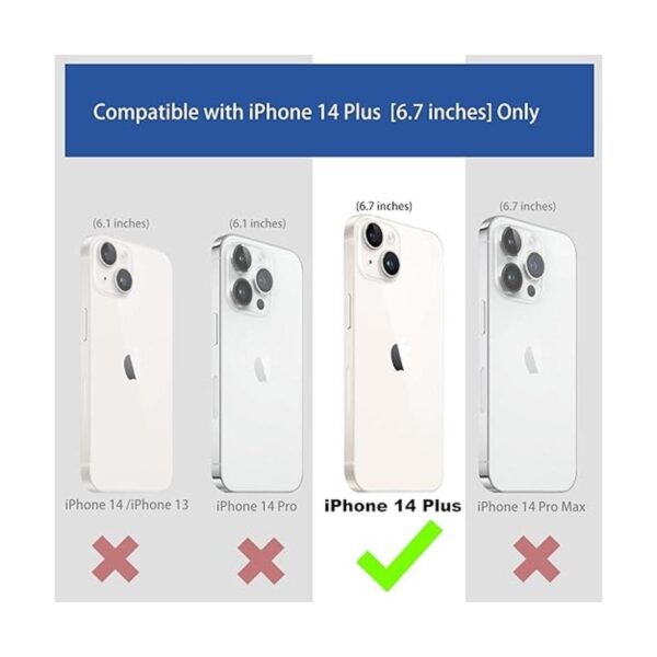 Ailiber Funda compatible con iPhone 14 Plus funda de_2