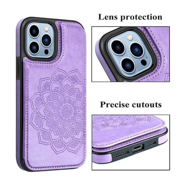 MMHUO Funda protectora para iPhone 14 Pro Max con soporte_5