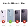 MMHUO Funda protectora para iPhone 14 Plus con soporte_3
