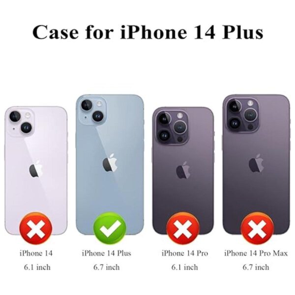 MMHUO Funda protectora para iPhone 14 Plus con soporte_3