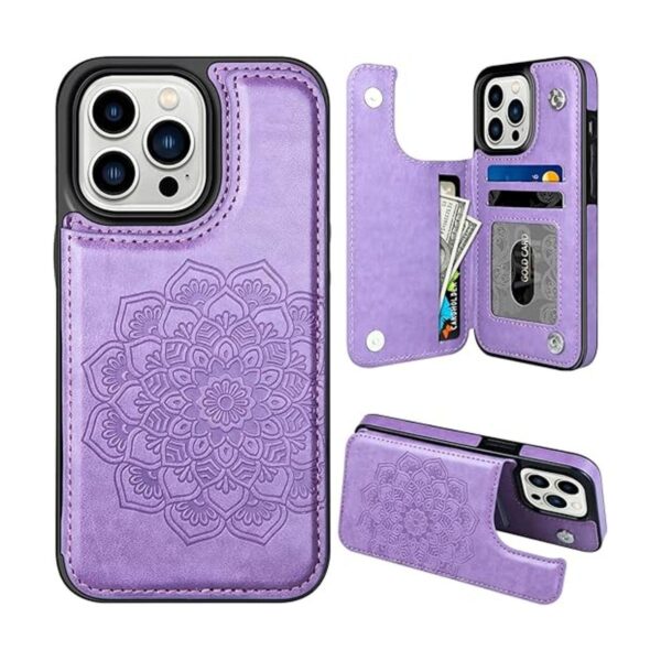 MMHUO Funda protectora para iPhone 14 Pro con soporte para_1