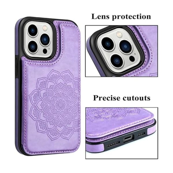MMHUO Funda protectora para iPhone 14 Pro con soporte para_5