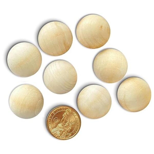 100 bolas de madera redondas de 1 pulgada esfera de_2