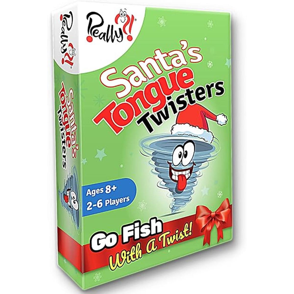 Santas Tongue Twisters Card Game Christmas Games for