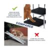 Escaleras extra anchas para perros grandes rampas de