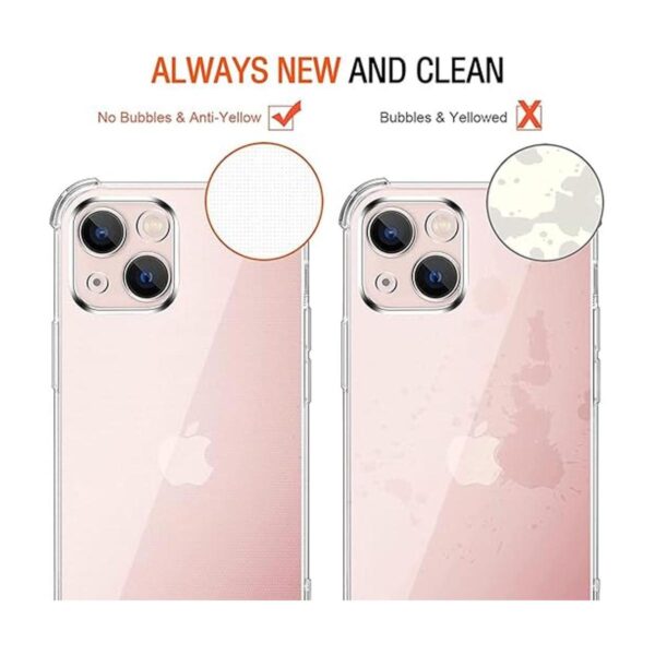 SiKii Funda transparente para iPhone 13 a prueba de_2