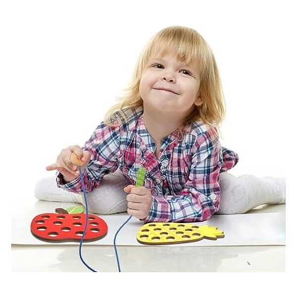 6 piezas Juguete de cordones para niños pequeños