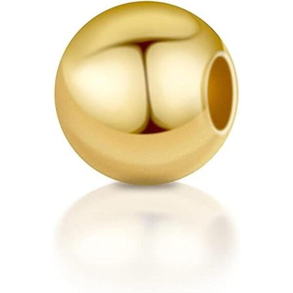 JinCraft 400 cuentas chapadas en oro de 14 quilates de