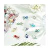 CHGCRAFT 60 dijes colgantes de cristal de alas de ángel de