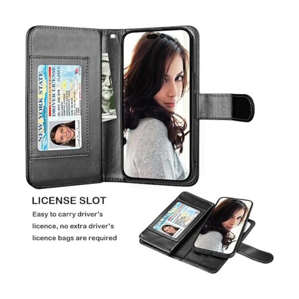 Njjex Funda tipo cartera para iPhone 14 Pro Max de 6.7_3