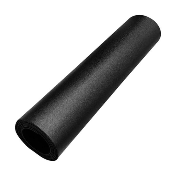 HYANG Sábanas de piel sintética negra de color liso 1_3