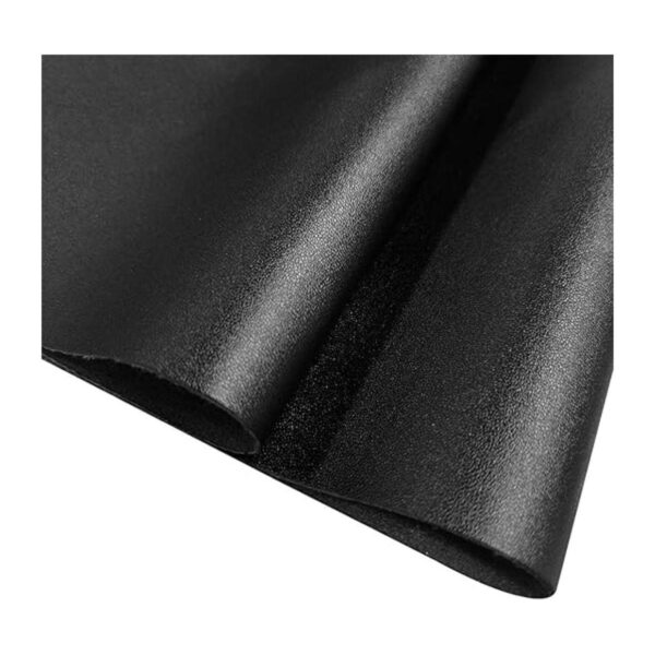 HYANG Sábanas de piel sintética negra de color liso 1_2
