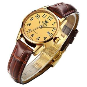 OLEVS Relojes de vestir de negocios para mujer correa de_1