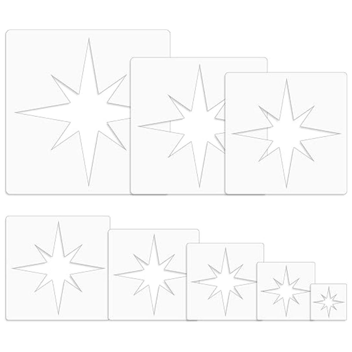 Daomong Plantilla de estrella de pentagrama plantillas de