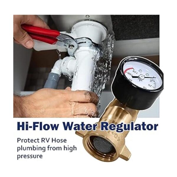 OEBLD Regulador de presión de agua de latón para RV 4050_4