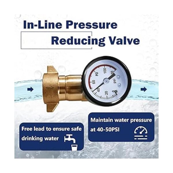 OEBLD Regulador de presión de agua de latón para RV 4050_3