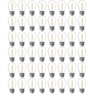 FLSNT Paquete de 48 bombillas LED S14 de repuesto para_1