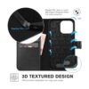 TUCCH Funda para iPhone 14 Pro Max funda tipo cartera con_5