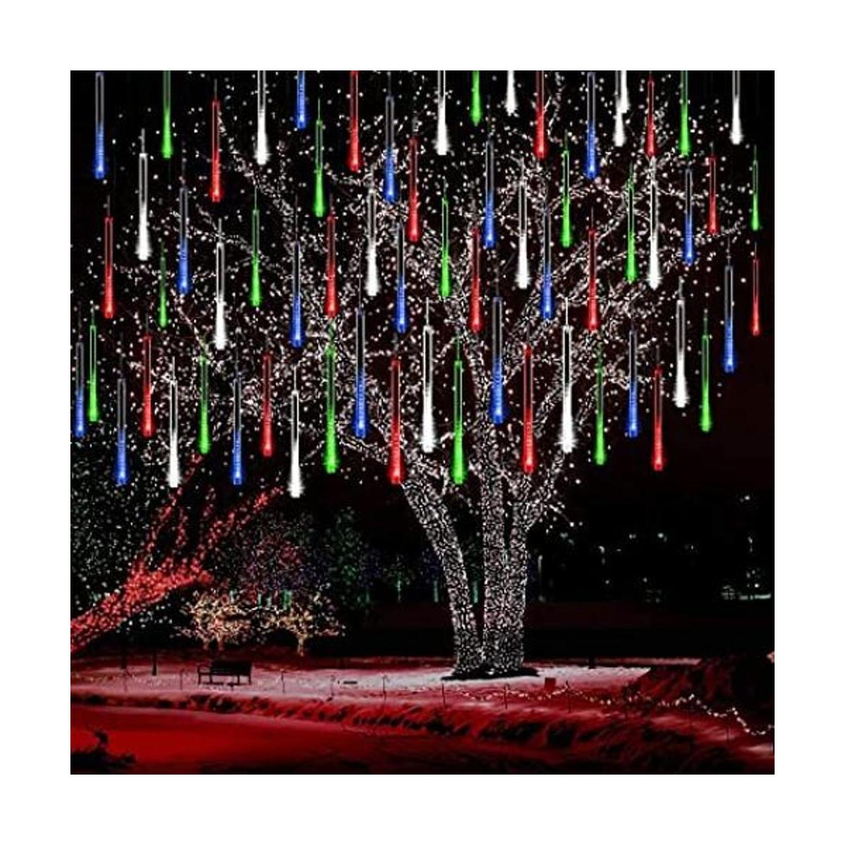 Aokudoni Luces de Navidad luces de lluvia de meteoritos