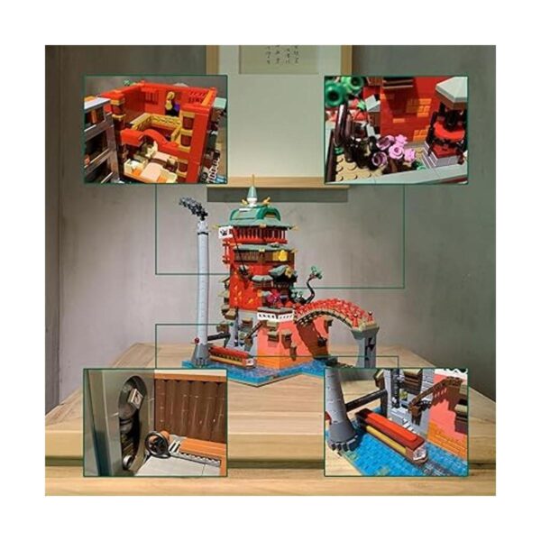 Enjbrick Juego de construcción de casa del templo kit de_6