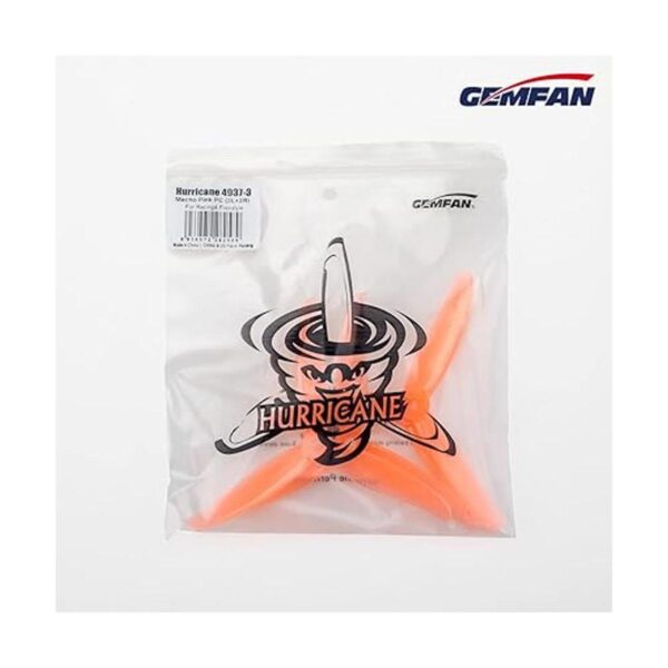 Gemfan Hurricane 4937 Hélice de 3 palas de 5 pulgadas_5
