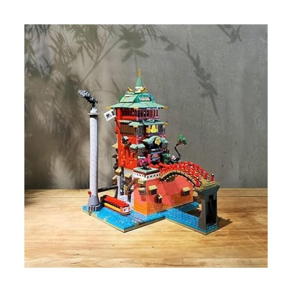 Enjbrick Juego de construcción de casa del templo kit de_2