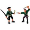 Juego de 8 figuras de acción pirata en posturas y armas_3