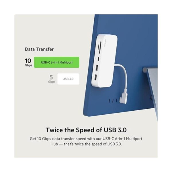 Belkin Concentrador USB tipo C 6 en 1 estación de_5