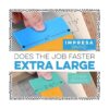 Paquete de 6 Escobilla de silicona extra larga para