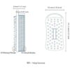 2 unidades exfoliantes de silicona para el cuerpo cepillo