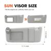 Reemplazo de visera solar lateral izquierda del conductor_2