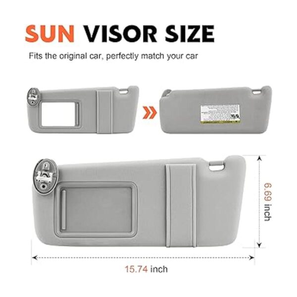 Reemplazo de visera solar lateral izquierda del conductor_2