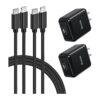 Quntis Cargador rápido para iPhone 2 unidades adaptador_1