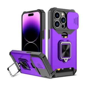 Nvollnoe Funda para iPhone 14 Pro con funda deslizante_1