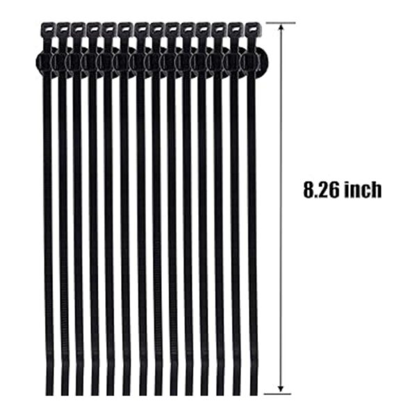 Bridas para cables de 8 pulgadas bridas negras con_2