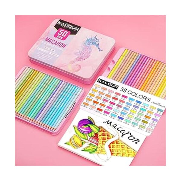 KALOUR Lápices de colores pastel macarrón juego de 50