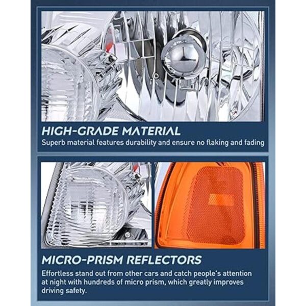 Nilight Conjunto de faros delanteros para 2001 2002_6