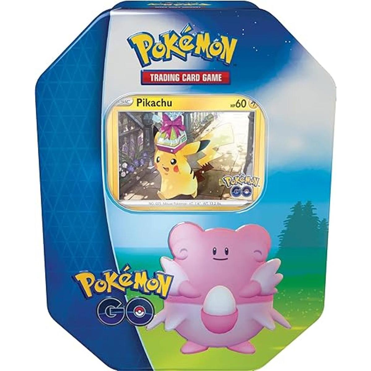 Pokémon TCG Pokémon GO Tin Blissey 2 cartas de aluminio