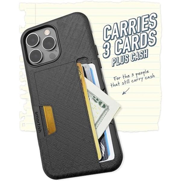 Smartish Funda tipo cartera para iPhone 14 Pro Max Wallet_2