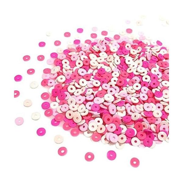 4000 cuentas de arcilla polimérica de mezcla rosa cuentas