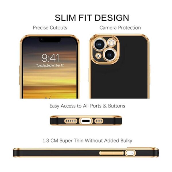 BENTOBEN Funda compatible con iPhone 13 delgada de lujo_5