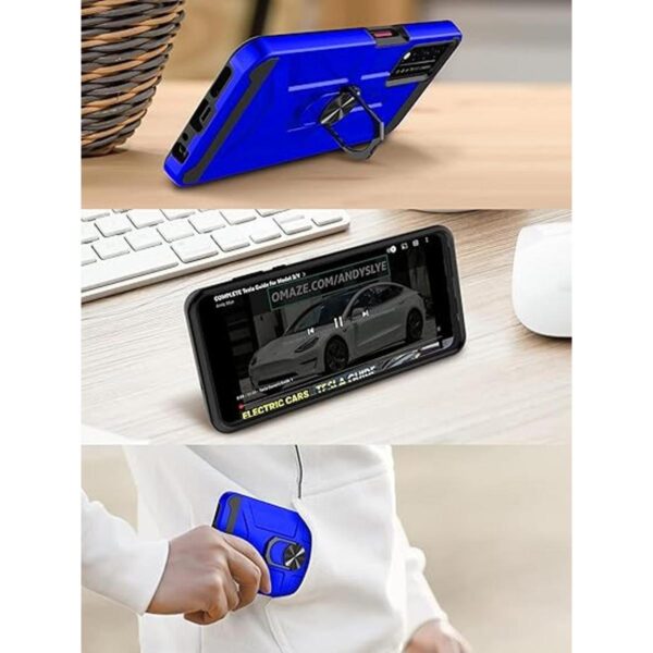 TMobile Revvl V 5G Funda Revvl V 5G con protector de_2