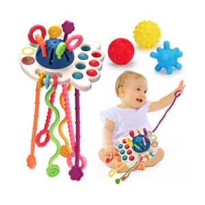 Montessori Juguetes de cuerda para bebés de 0 a 6 años 6_1