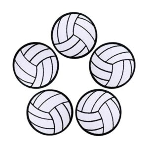 Octory 5 piezas de parche de voleibol para planchar en la_1